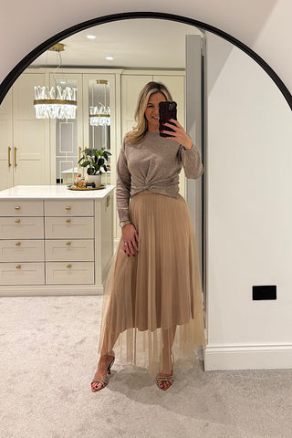 Carrie Voile Skirt Jumper Dress